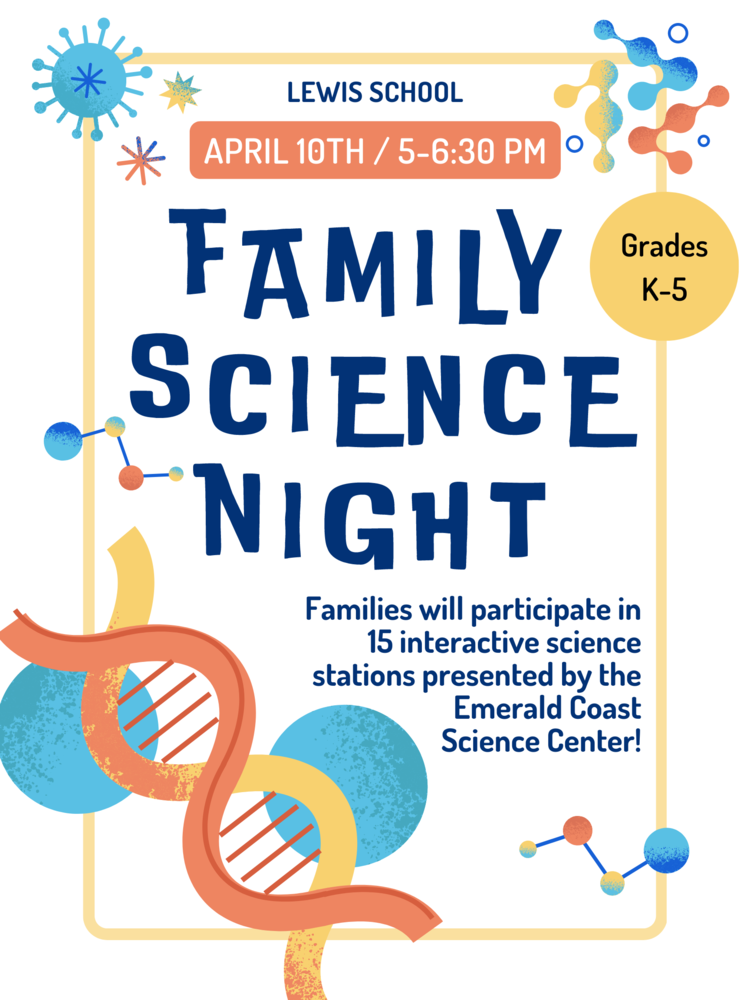 Family Science Night flier