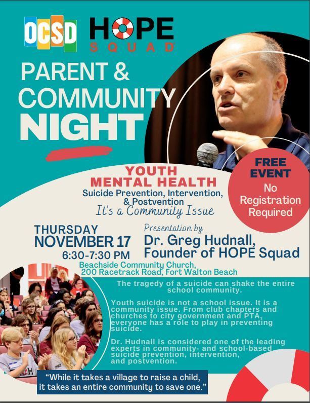 Hope Squad Parent & Community Night