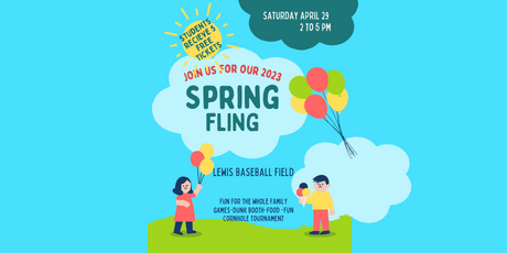 Spring Fling with balloons 
