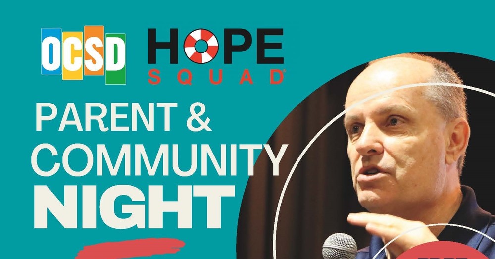 Hope Squad Parent and Community Night 