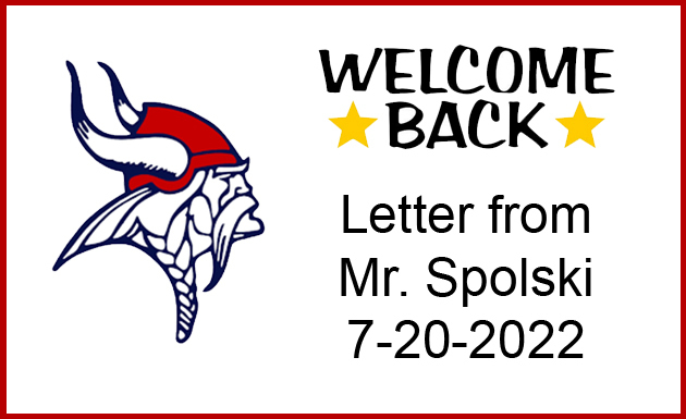 Welcome Back letter graphic