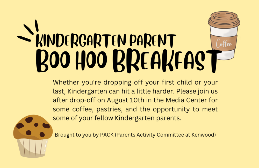 Kindergarten Parent Boo Hoo Breakfast