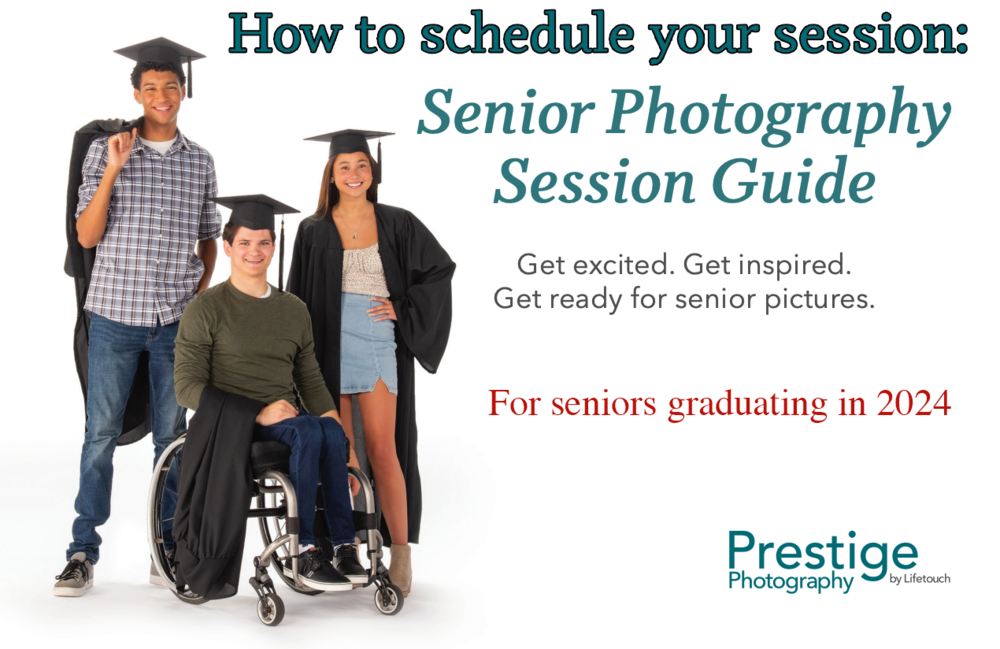 How to schedule your session: Senior Photography Session Guide. Get excited. Get ready for senior pictures. For seniors graduating in 2024. 