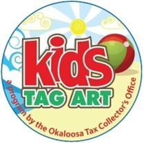 Kids Tag Art - A program by the Okaloosa Tax Collector's Office