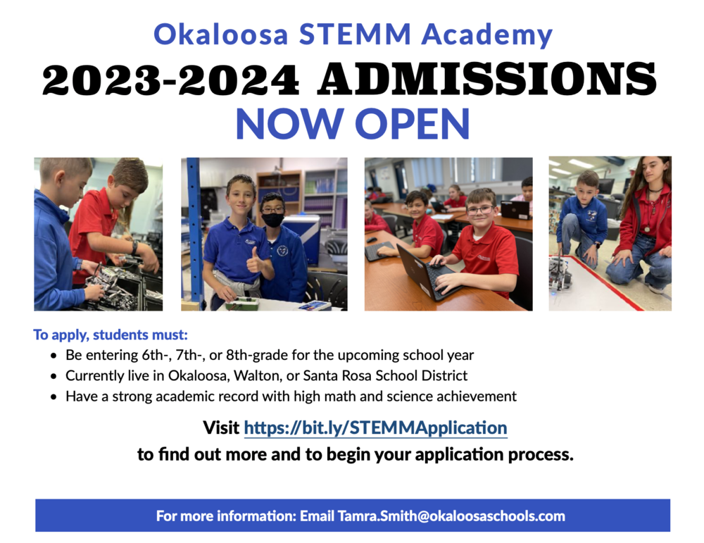 2023-2024 Admissions Now Open! 