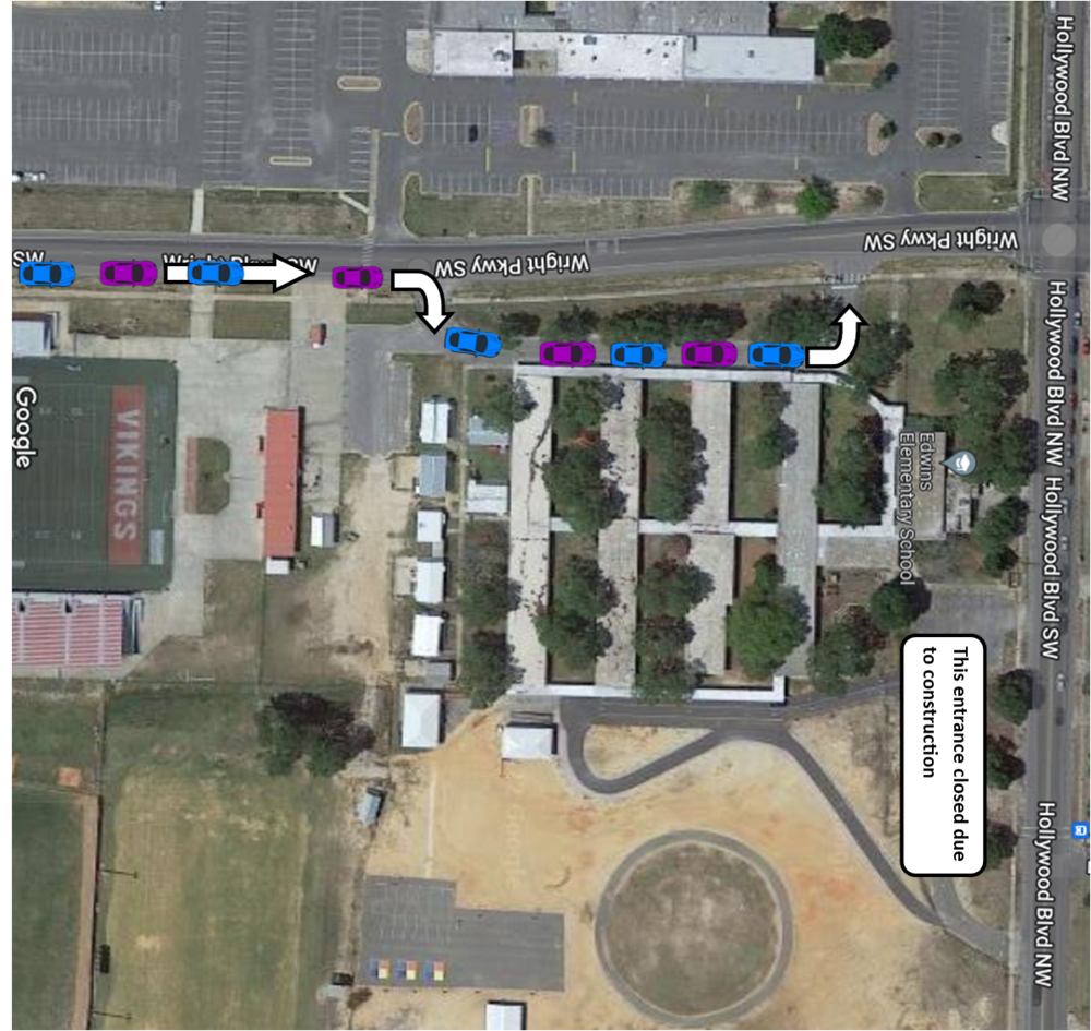 Car Line Changes | Edwins Elementary School