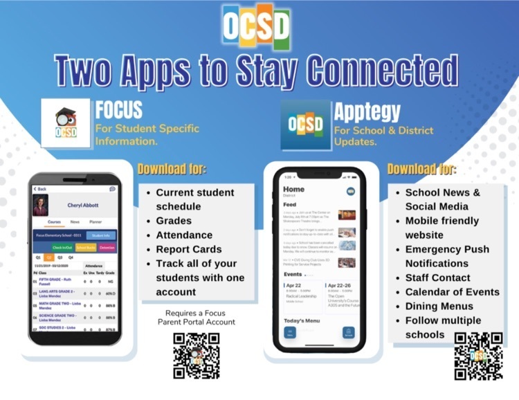 OCSD apps