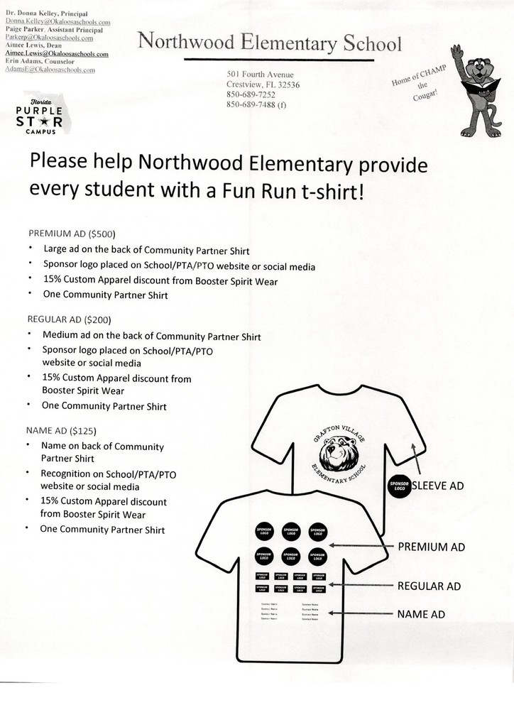 Fun Run T-Shirt Request
