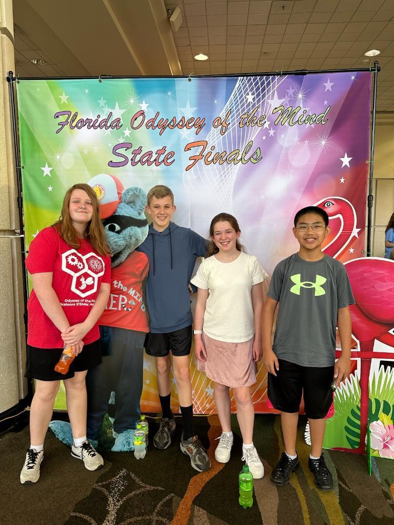 Odyssey of the Mind Problem  1 team at state competition. 