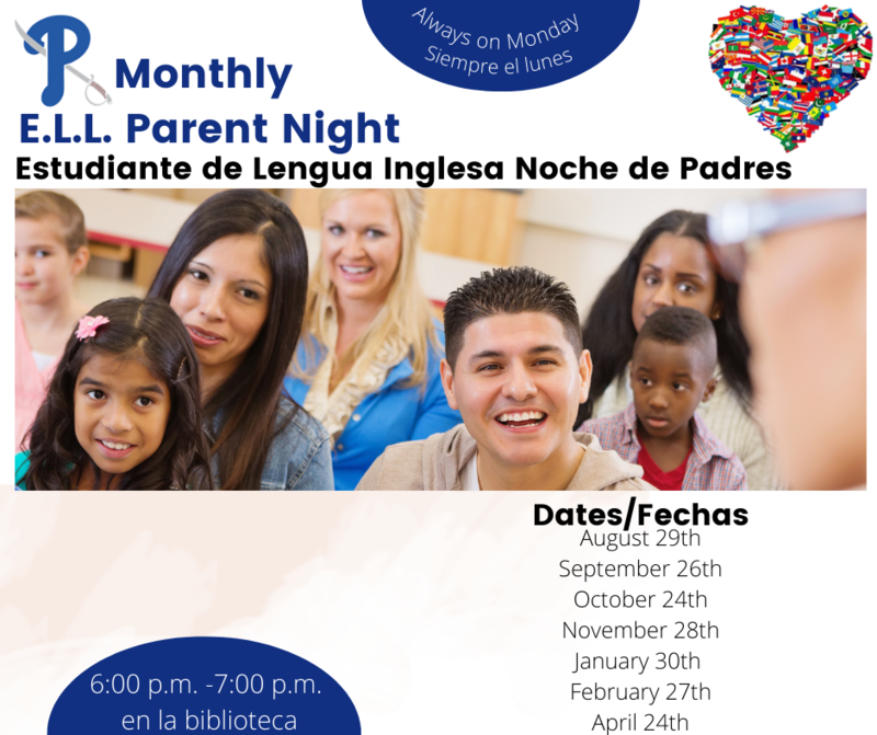 Monthly ELL Parent Night
