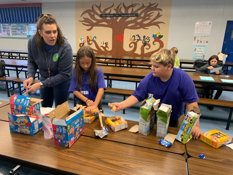 Annual Food Drive A Success | Edwins Elementary School