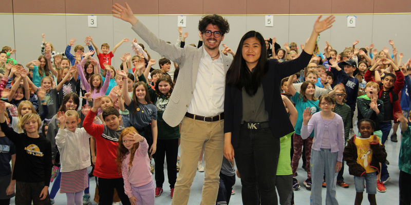 Regina Tanujaya and Matteo Generani